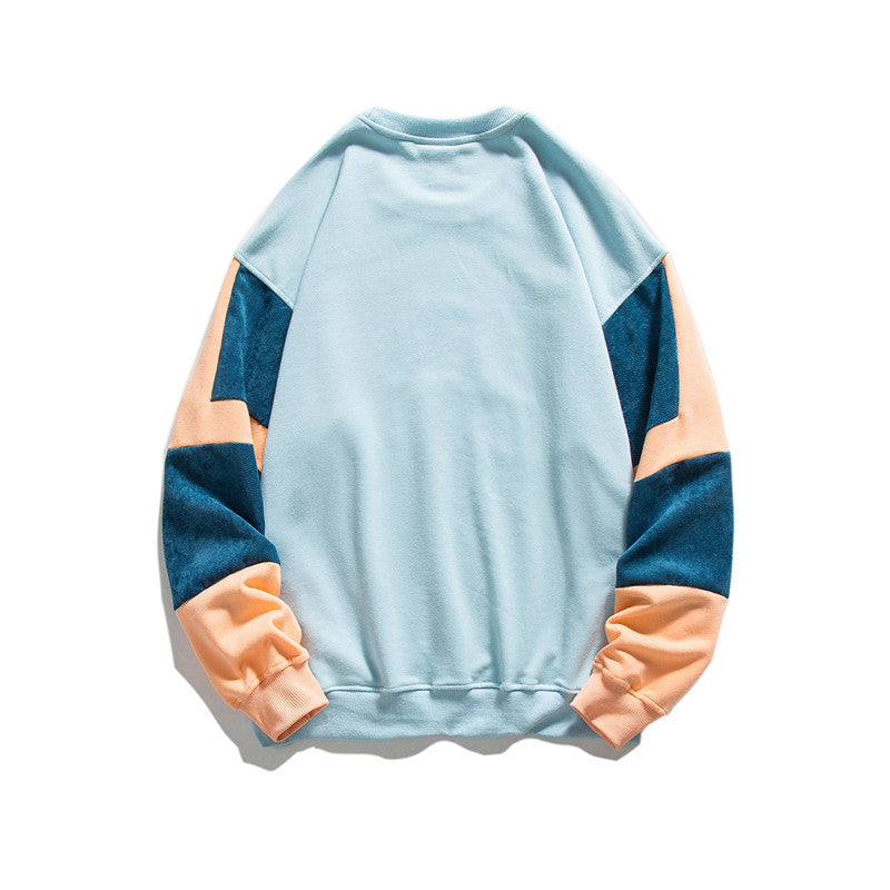 Crew Neck Sweatshirts for Men Men's Autumn Clothing Letter Printed Crew Neck Sweatshirt Loose Top