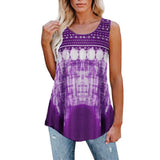 Modern Gypsy Outfits Romanian Gypsy Outfits Printed Vest T-shirt for Women