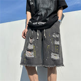 Men Denim Shorts Men's Summer