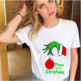 Men and Women Grinch Shirt Christmas Grinch Pattern T-shirt