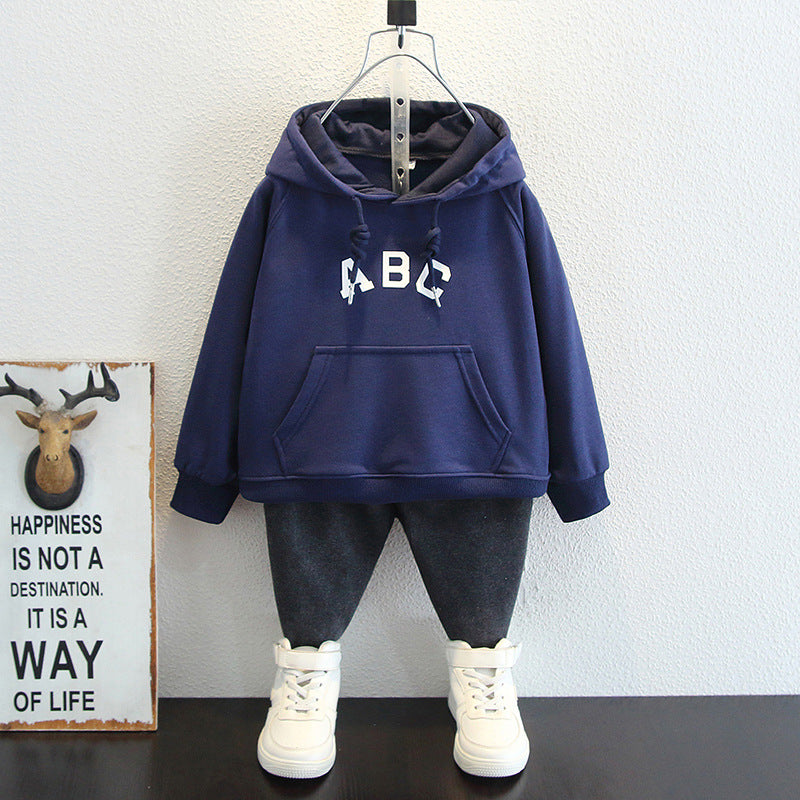 Toddler Boys Sweater Boys Autumn Clothing Sweater Hooded Children's Clothing