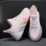designer Sneaker Shoes Red Fashion Trendy Women's Shoes Four Seasons Mesh Breathable Casual Shoes