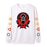 Squid Game Costume Casual Sports round Neck Sweater for Men