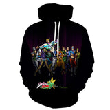 Anime Hoddies JoJo Fantasy Adventure 3D Digital Printing Hoodie