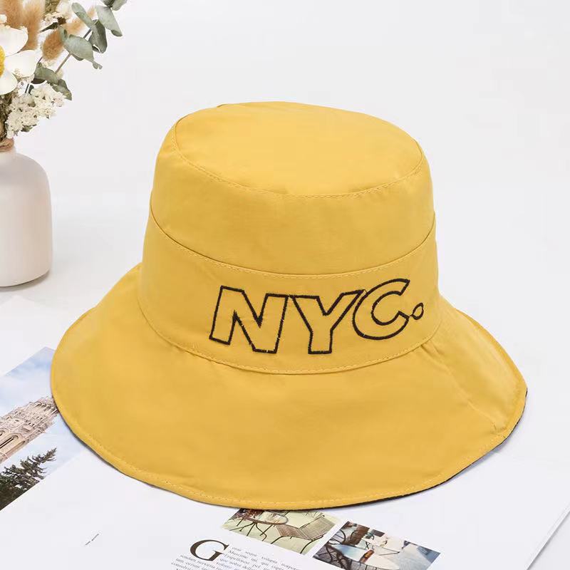 Women Bucket Hat Fisherman Middle Brim Sun Protection