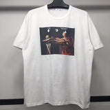 Off White T Shirt Ow Summer Arrow Print Loose Short Sleeve Cotton Tshirt Owt