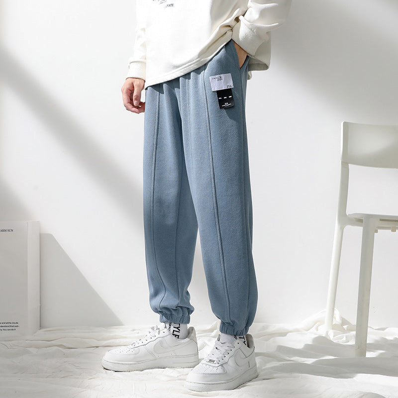 Grey Sweatpants Sports Pants Men's Fashion Brand Spring and Autumn Casual Sweatpants