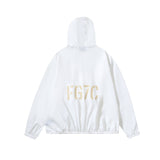 Fog Fear of God Hooded Sun Protection Shirt Casual Sun Protection Clothing Letter Hoodie