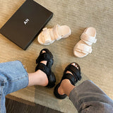 Women Platform Sandals Summer Leisure Sports Velcro Sandals