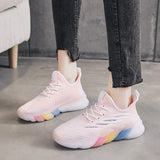 designer Sneaker Shoes Red Fashion Trendy Women's Shoes Four Seasons Mesh Breathable Casual Shoes
