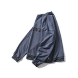 Men's Graphic Hoodies Men's Autumn Sweater Printed Wavy Line Hemline Bottoming Shirt