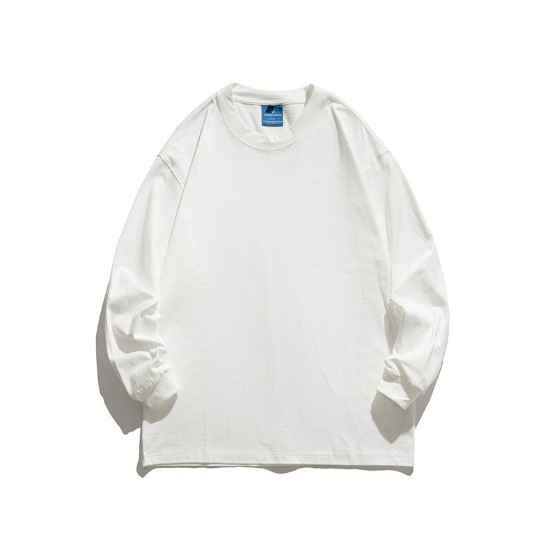 Crew Neck Sweatshirts for Men Men's Autumn Clothing Solid Color Ten-Color Long-Sleeved Sweater Loose