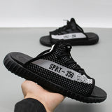 Mens Slide Slippers Men'S Summer Men'S Fashion Casual Shoes Outdoor Soft Bottom Slippers