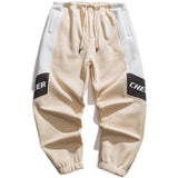Man Fall Outfis Fleece-Lined Knitting Casual Pants Male Student Warm