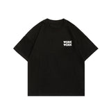 Men T Shitrs Basic Style Letter Print Round Neck