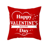 Valentine's Day Pillow Covers 4 Piece Random Styles Together, Home Pillow Cushion Cover
