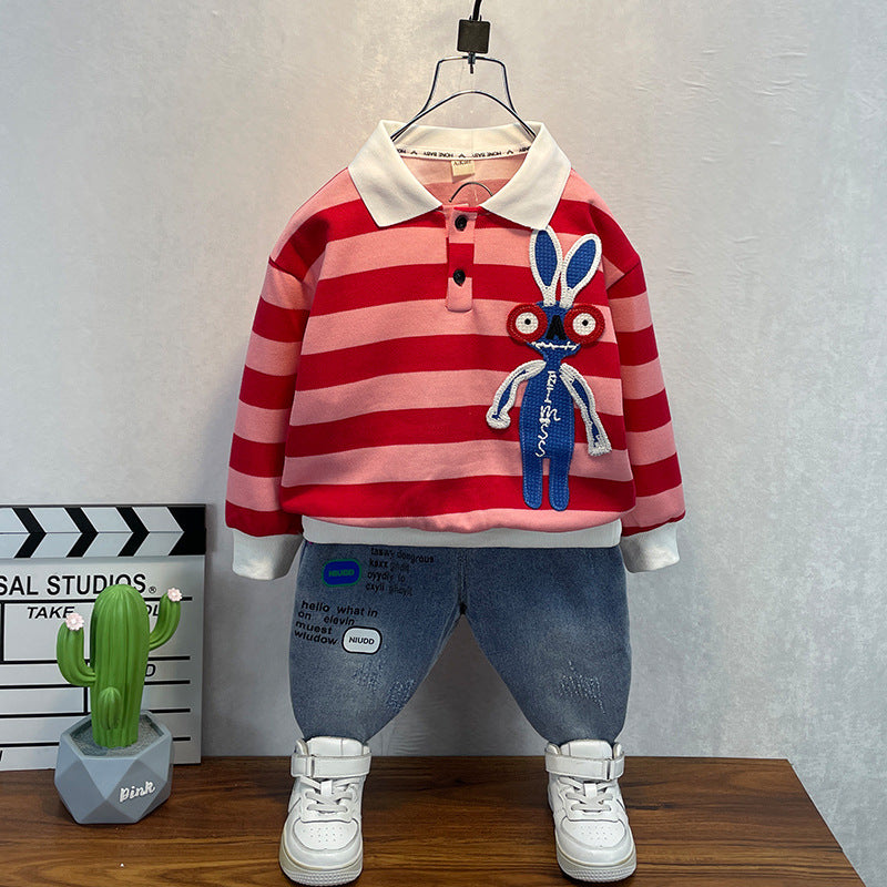 Toddler Boys Sweater Sweater Spring and Autumn Children's Clothing Boy's Top
