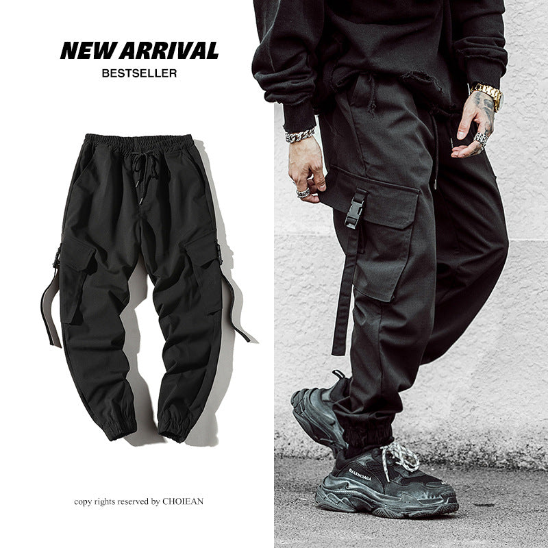 Men's Pants Men's Solid Color Casual Loose
