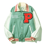 Cardigan Baseball Jacket Autumn and Winter PMO Embroidered Baseball Uniform Jacket