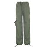 Julia Fox Low Rise Jeans Fashion Drawstring Waist Tight Lightweight All-Matching Casual Pants Hot Girl Slimming Sports Trousers
