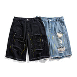 Men Jorts Summer Loose Casual Retro Shorts Men