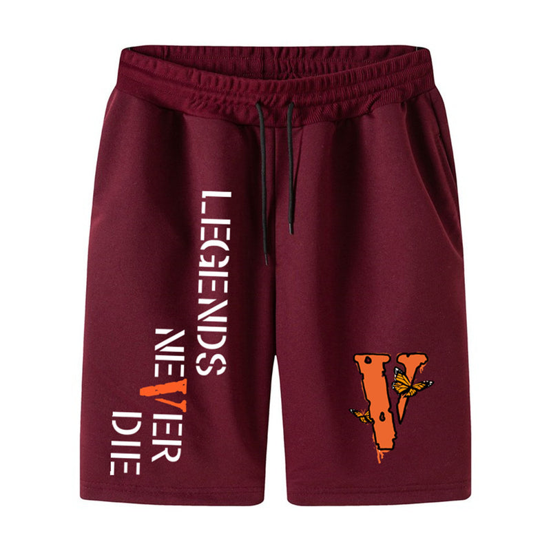 Vlone Shorts Men'S Pants Summer Casual
