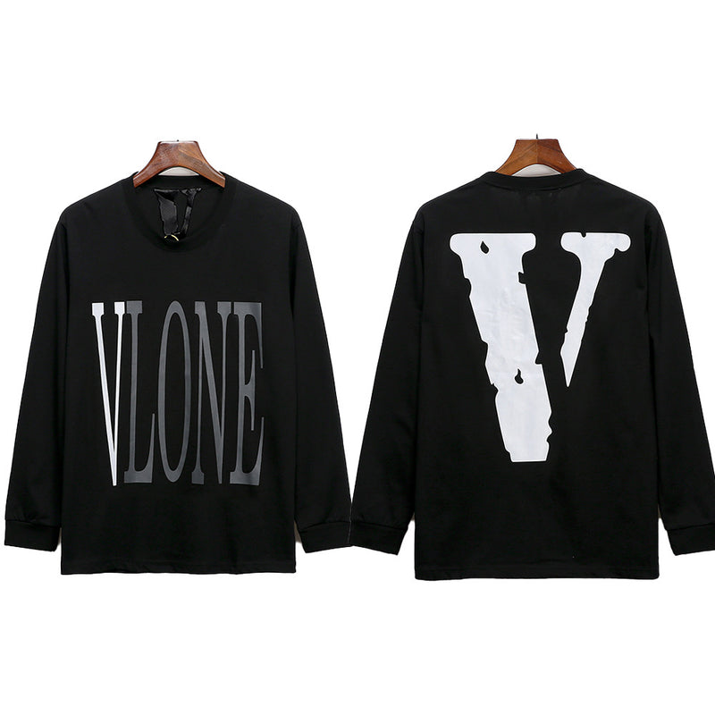 Vlone Sweatshirt Round Neck Long T Casual Able Long Sleeve