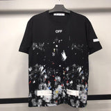Off White T Shirt One Arrow Men'S Casual Short Sleeve Tshirt Owt