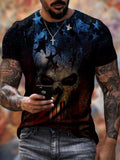 Skull Apparel Short Sleeve Skull Print T-shirt