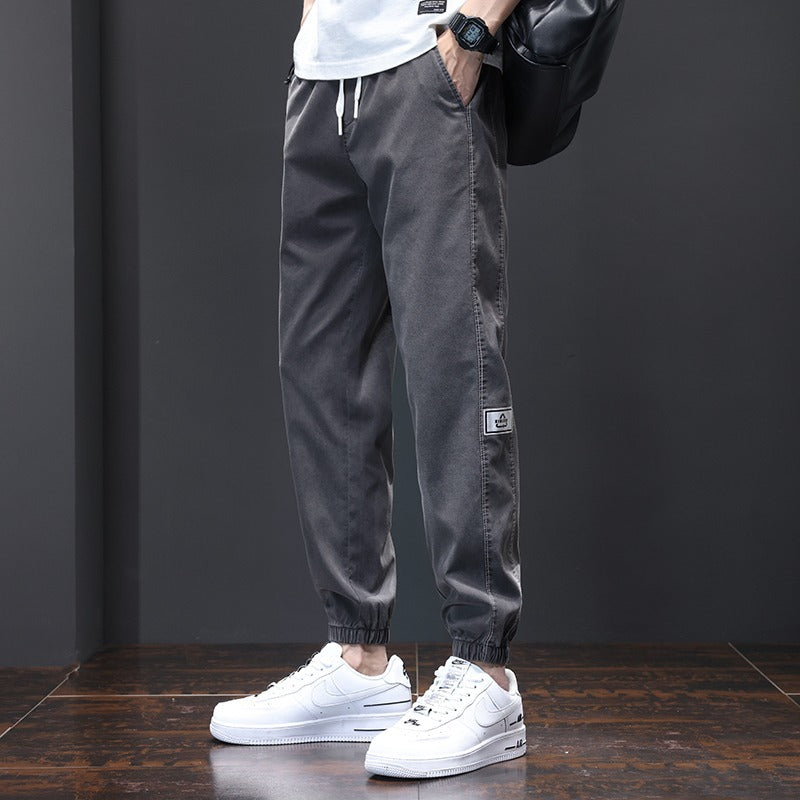 Cuffed Cargo Pants Spring/Summer Loose Casual Fashion