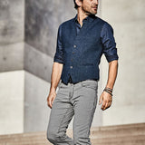 Men's Single-Breasted Vest Jacket Men's Jacket