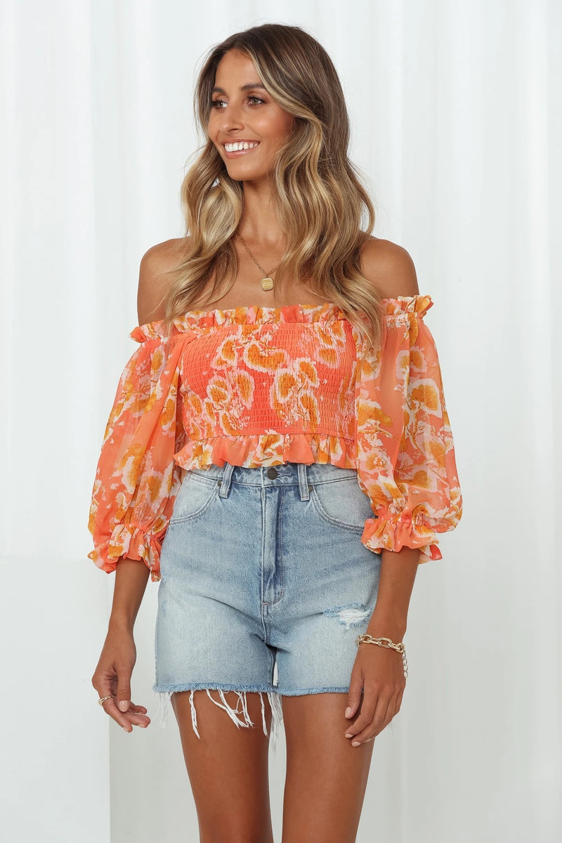 Coachella Music Festival Outfits Spring/Summer Fashion Half Sleeve Top
