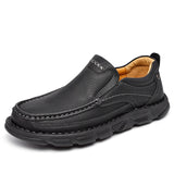 Men's Loafers Relaxedfit Slipon Loafer Men Shoes Men's Shoes Outdoor Soft Bottom plus Size Casual Leather Shoes Business Comfortable Shoes