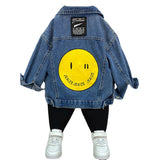Toddler Boys Jackets Boys' Denim Jacket Spring and Autumn Spring