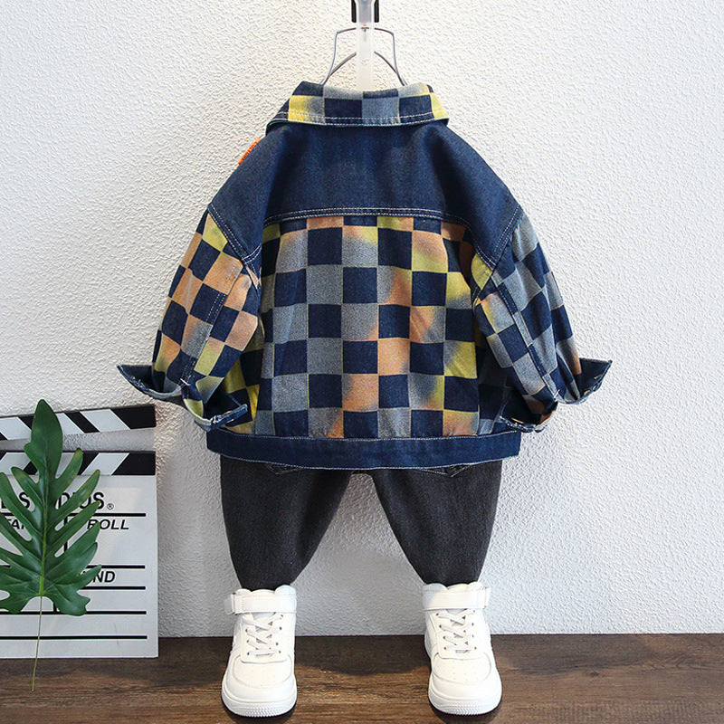 Toddler Boys Jackets Boys' Spring and Autumn Denim Coat Jacket