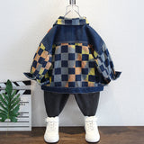 Toddler Boys Jackets Boys' Spring and Autumn Denim Coat Jacket