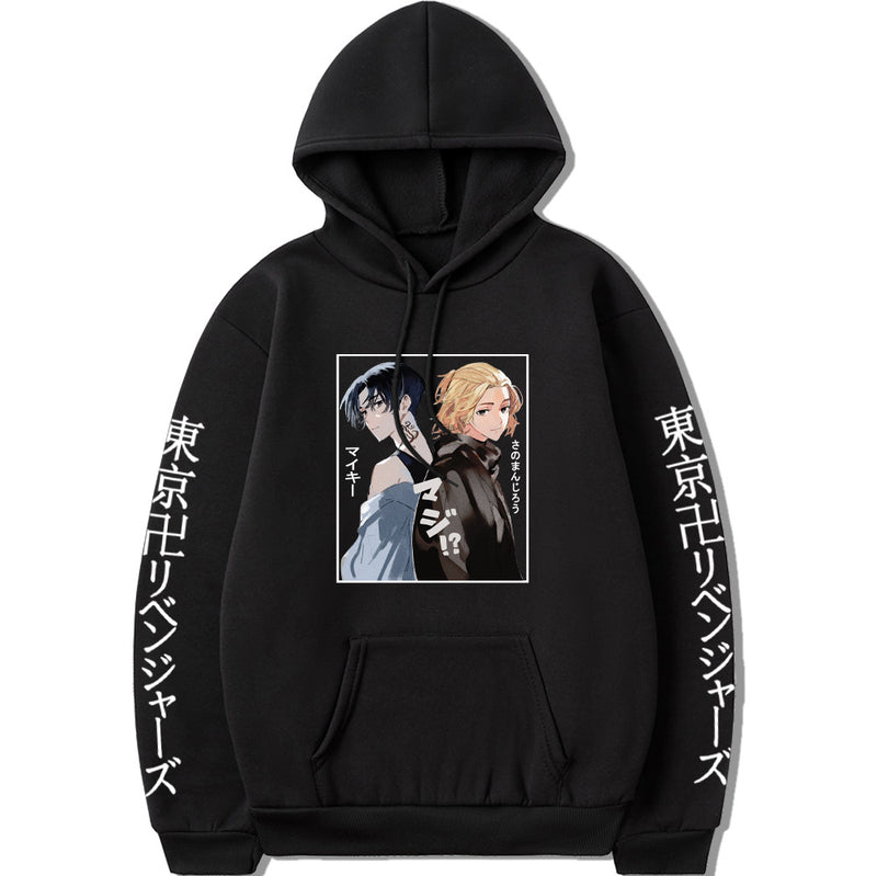 Anime Hoddies Tokyo Revengers Anime Long Sleeve Print Sweatshirt