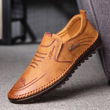 Men's Loafers Relaxedfit Slipon Loafer Men Shoes Men's Shoes Spring Leather Shoes Business Breathable Casual and Comfortable