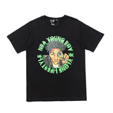 Vlone T Shirt Short Sleeve Women'S Loose Style Couple T-Shirt Men