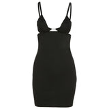 Music Festivals Rave Outfits Dress Spring and Summer Women's Clothing Fashion Slim Strap Dress