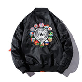 Varsity Jacket Embroidered Air Force Pilot Jacket Men'S Autumn And Winter Baseball Uniform