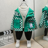 Toddler Boys Jackets Boy's Spring Coat Hooded Clothes