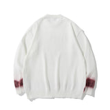 Men Sweater Heart Letter Printed Knitwear Men Loose Pullover
