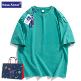 Nasa T Shirt Men'S Summer Retro Short Sleeve 3/4 Sleeve
