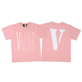 Vlone Short Sleeve Plus Size Casual Retro Sports Men'S Clothing