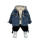 Toddler Boys Jackets Boys' Denim Jacket Spring and Autumn