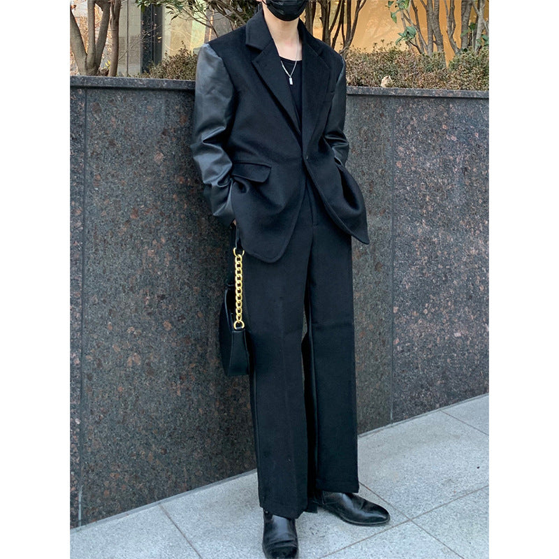 Men's Pants Autumn Men's Loose Casual Patchwork Casual