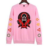 Squid Game Costume Casual Sports round Neck Sweater for Men