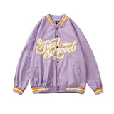Man Fall Outfits Vintage Jacket Autumn and Winter Baseball Jacket
