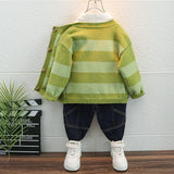Toddler Boys Sweater Boys' Knitted Sweater Coat Spring and Autumn